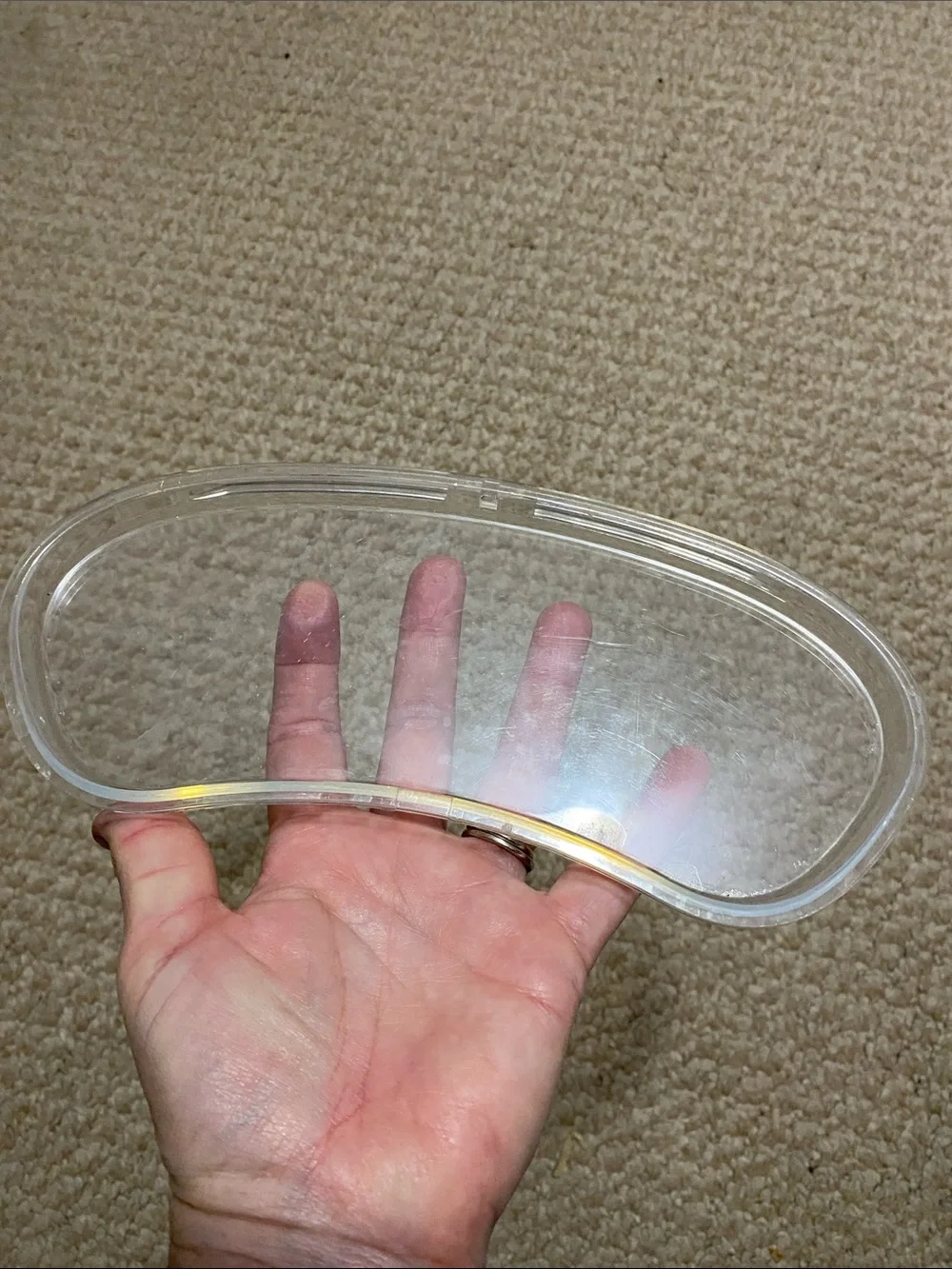 Skip Hop activity center clear view panel, plastic snack tray replacement panel